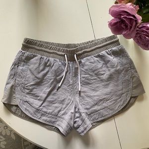 Athleta linen shorts